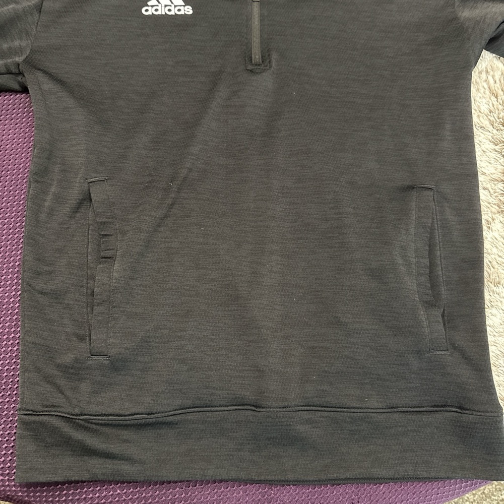 Adidas Black Athletic Pullover - image 7